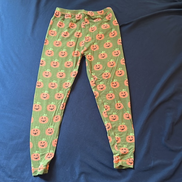 Kickee pants size 4t pumpkin 🎃 pjs 2 piece long sleeve top and pants - Picture 5 of 5